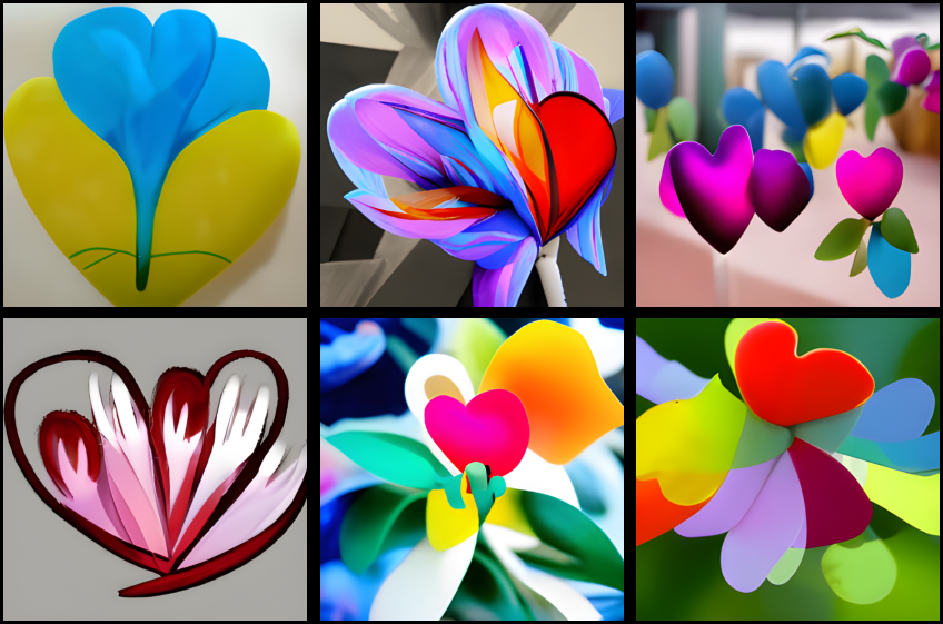 Flower in the Shape of a Heart