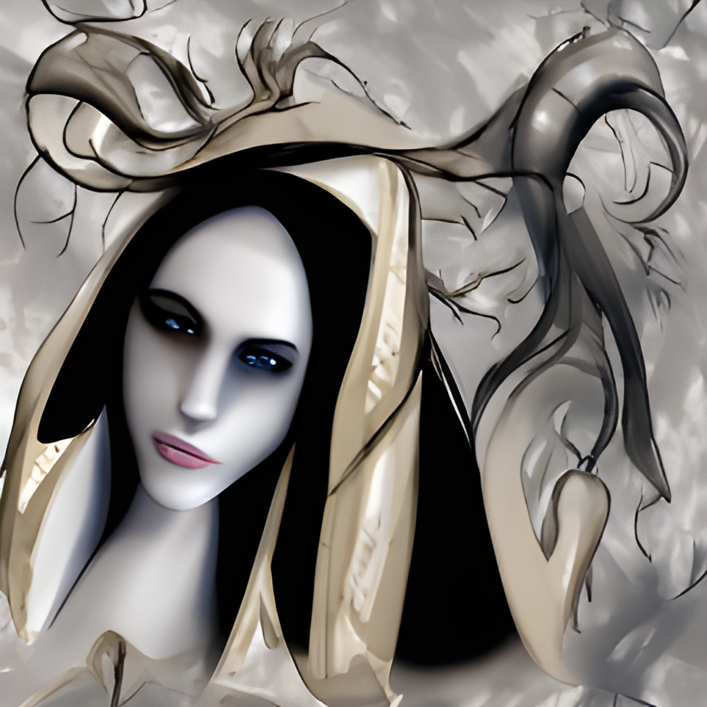 Mysterious Dark Queen of the Afterlife